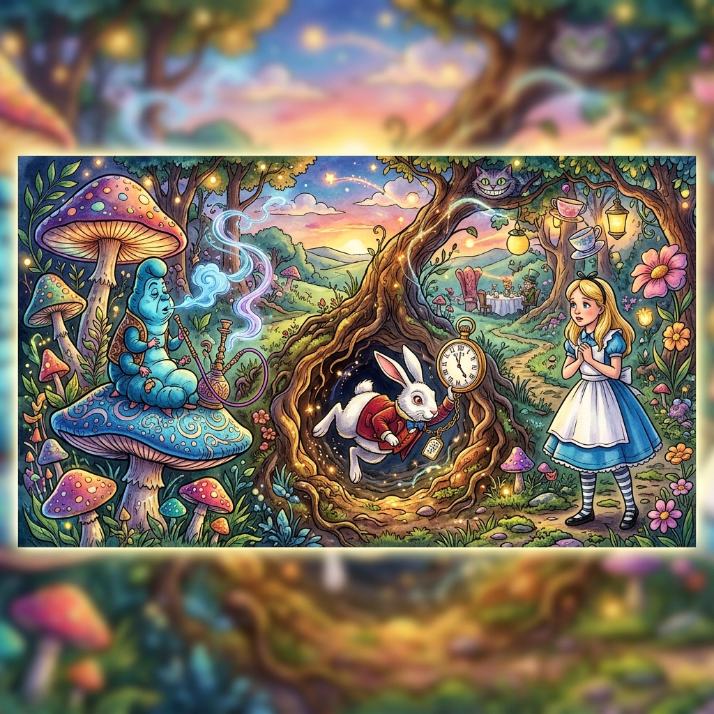 Alice in Wonderland Banner